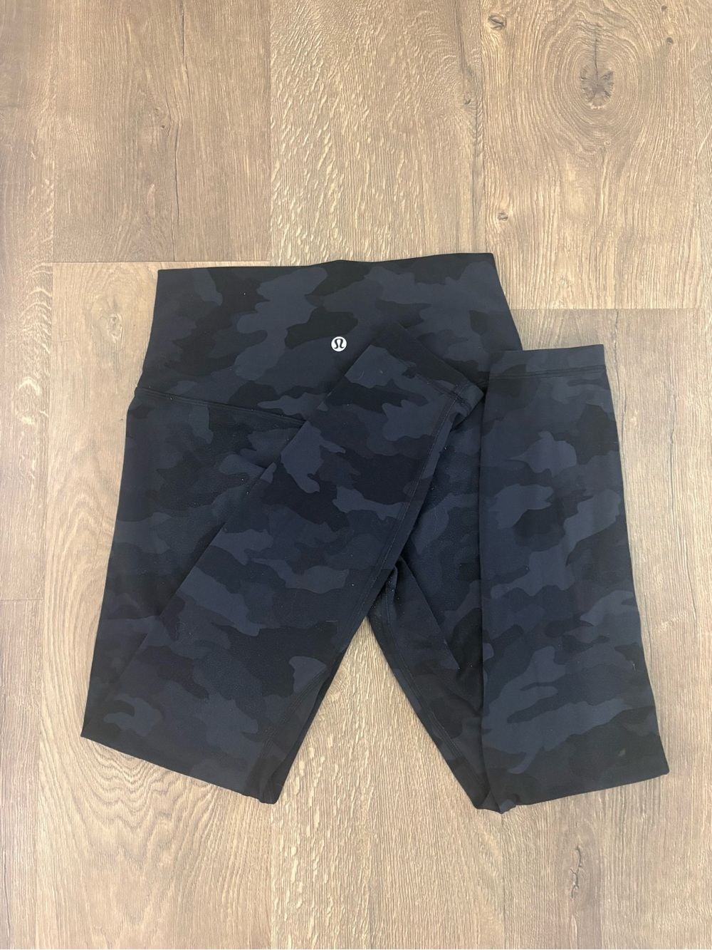 lululemon athletica Black Camo Leggings